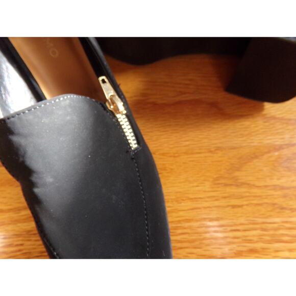 Andiamo Abrant black faux suede loafers size 8‎ New No Box - Picture 3 of 5